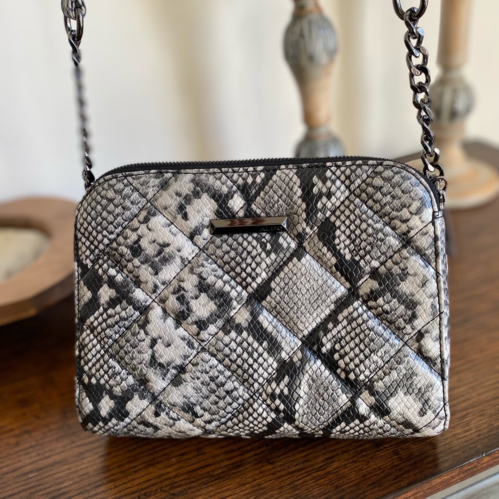 ALDO women’s Crodia crossbody bag - snake natural